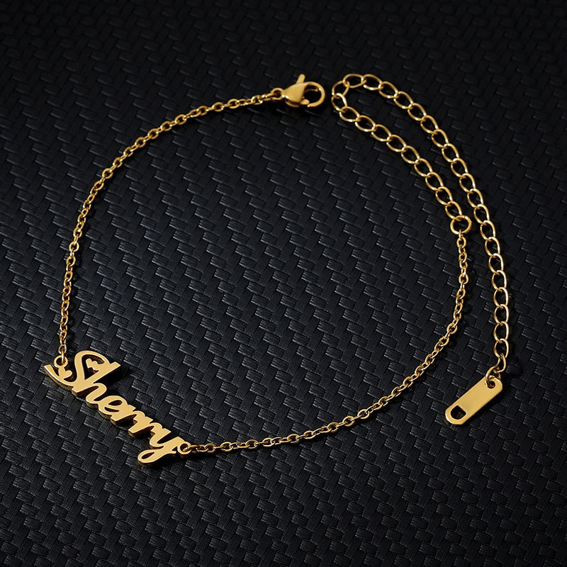 Personalized Custom Name Anklet